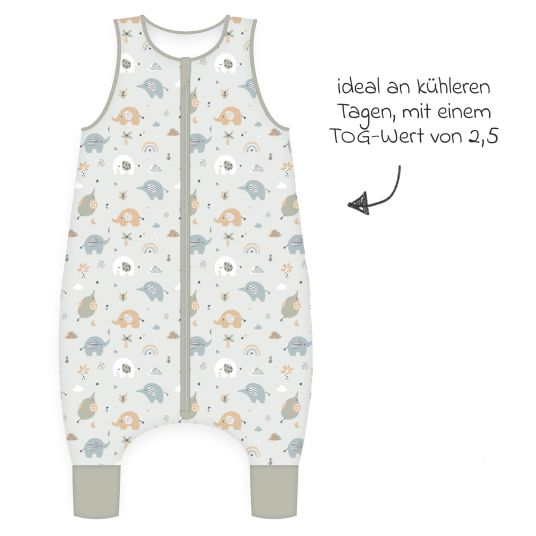 Baby Best Maglia imbottita Sleep Overall - Elefanti - taglia 70 cm