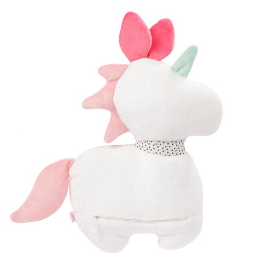Fehn 2-piece set cuddly blanket + cuddly toy 75 x 100 cm - unicorn Aiko
