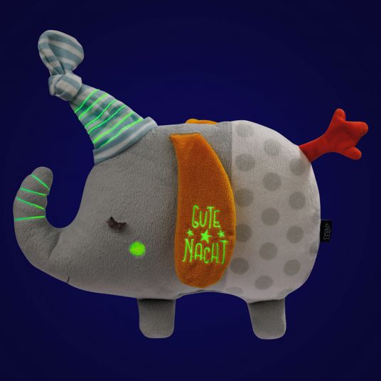 Fehn Cuddly toy elephant 26 cm - Good night
