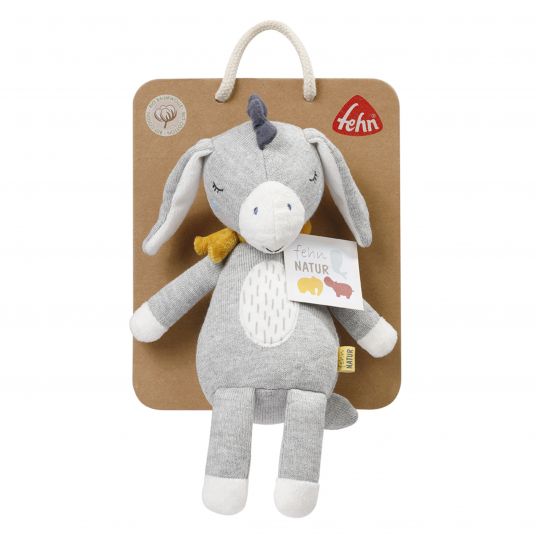 Fehn Cuddly toy donkey - nature