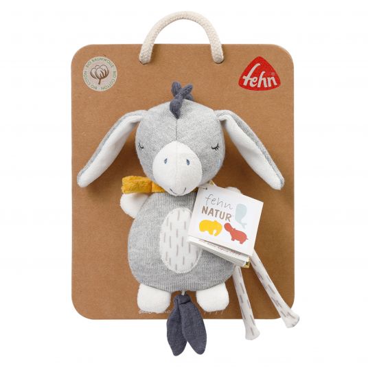 Fehn Mini musical clock donkey - nature