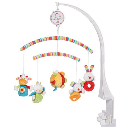 Fehn Music mobiles with soft arms + removable toys - 70´s Classics