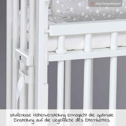 Babybay Boxspring Comfort Plus - Laccato bianco