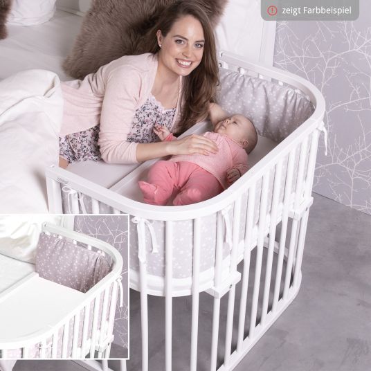 Babybay Beistellbett Maxi Comfort Plus - Natur lackiert