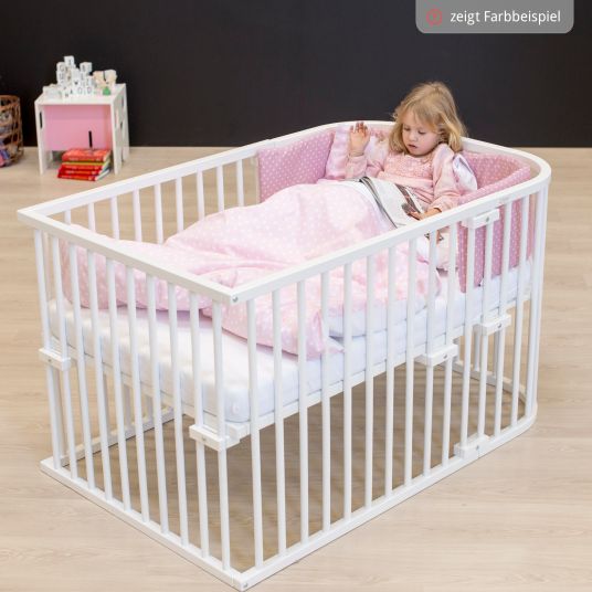 Babybay Kinderbettumbausatz für Beistellbett Maxi Comfort Plus - Natur lackiert