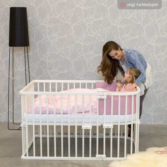 Babybay Kinderbettumbausatz für Beistellbett Maxi Comfort Plus - Natur lackiert