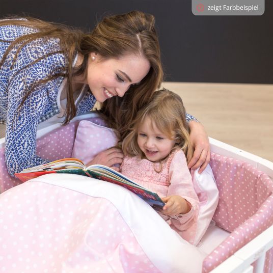 Babybay Kinderbettumbausatz für Beistellbett Maxi Comfort Plus - Natur lackiert