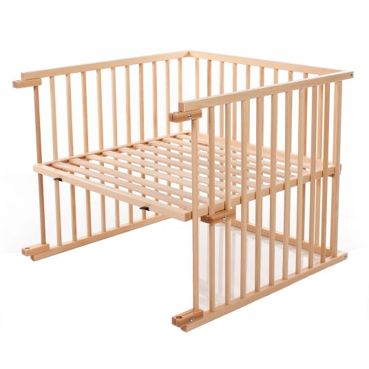 Babybay Crib conversion kit for co-sleeper Maxi and Boxspring - Natural lacquered