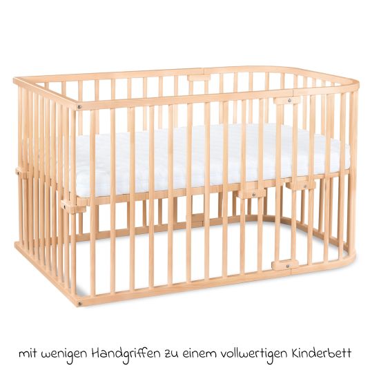 Babybay Crib conversion kit for co-sleeper Maxi and Boxspring - Natural lacquered