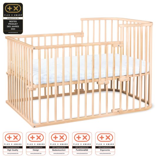 Babybay Crib conversion kit for co-sleeper Maxi and Boxspring - Natural lacquered