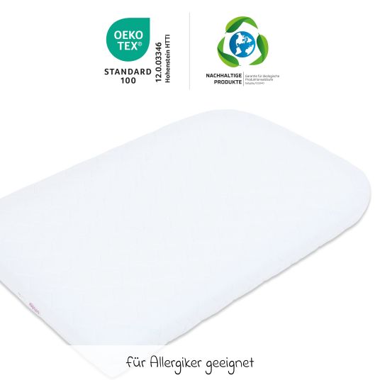 Babybay Matratze Medicott extraluftig für Maxi, Boxspring, Comfort Plus Kinderbettumbausatz - Weiß