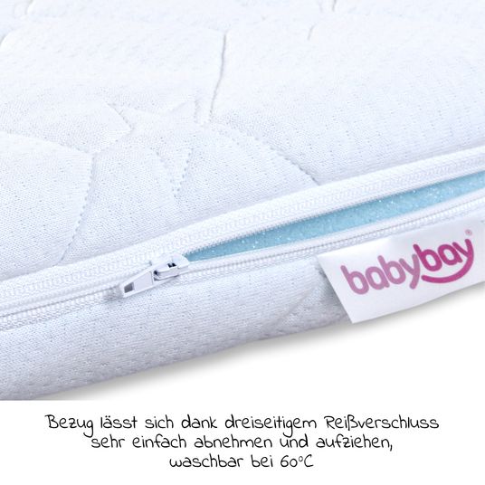 Babybay Matratze Medicott Wave für Beistellbett Original - Blau