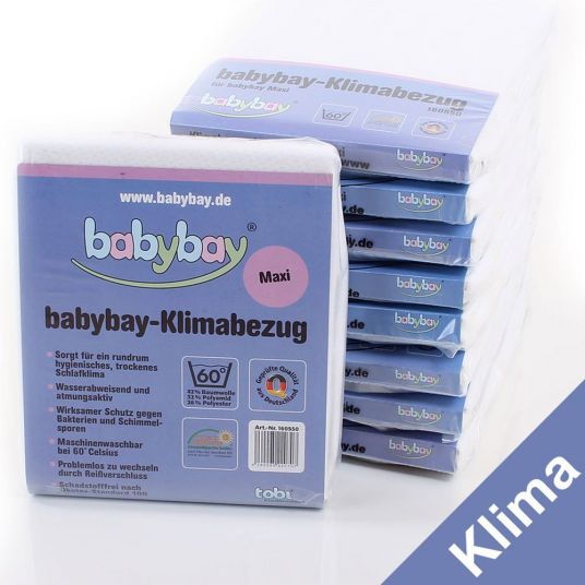 Babybay Mattress cover Klima for extra bed Maxi & Boxspring