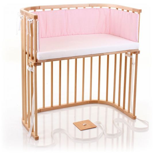 Babybay Nest for extra bed Maxi & Boxspring - Pink White