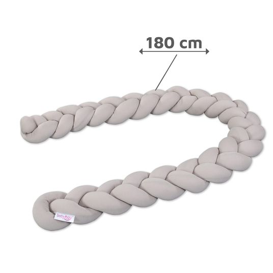 Babybay Nest snake braided for all Babybay co-sleepers 180 cm - Beige