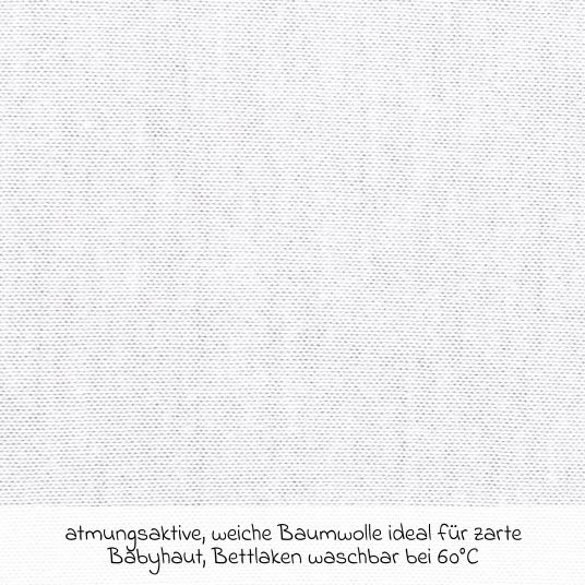 Babybay Spannbetttuch 2er Pack Deluxe aus Jersey für Beistellbett Maxi, Midi, Boxspring, Comfort, Comfort Plus 89 x 50 cm - Weiß