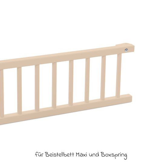 Babybay Locking rail for co-sleeper Maxi & Boxspring - Beige lacquered