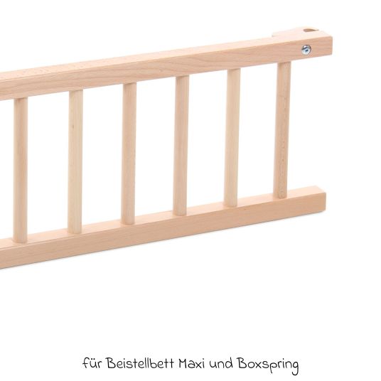 Babybay Binario di chiusura per letto laterale Maxi & Boxspring - laccato naturale