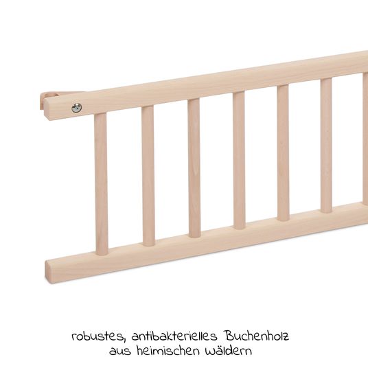 Babybay Closure grille for XXL box spring bed - bassinet use - natural untreated