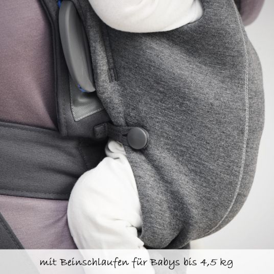 BabyBjörn Baby Carrier Mini 3D Jersey - Dark Grey