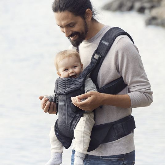 BabyBjörn Baby Sling One Air Mesh New Version - Anthracite Grey