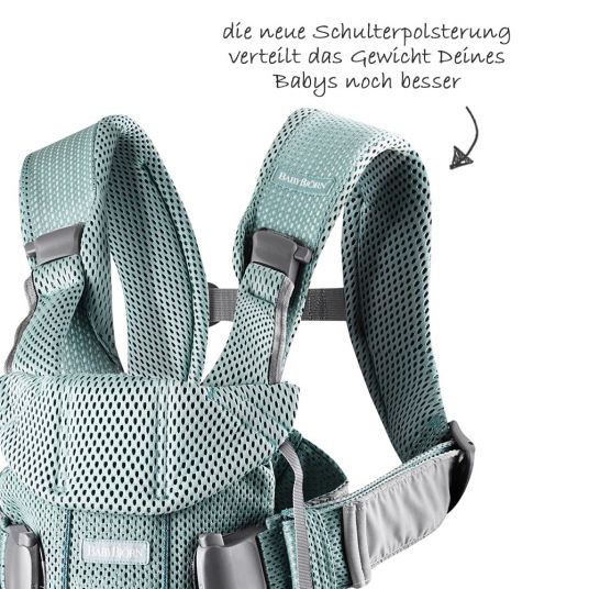 BabyBjörn Baby Sling One Air Mesh New Version - Frost Green