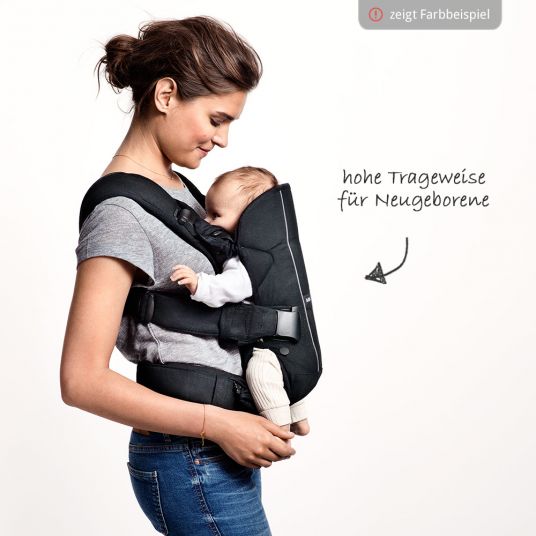 BabyBjörn Baby Carrier One Cotton Mix Be You - Pinstripe Grey