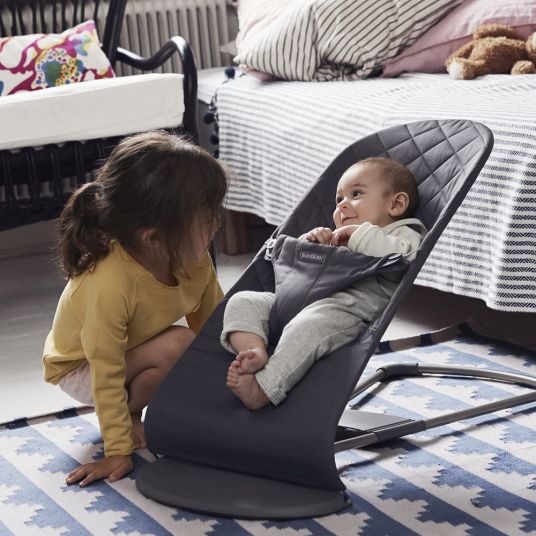 BabyBjörn Seat cover Bliss Cotton - Anthracite
