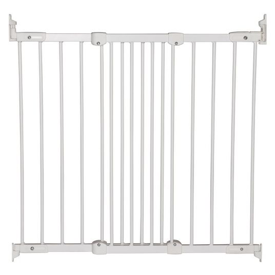 BabyDan Flexi Fit metal stair guard 67 - 105.5 cm - White