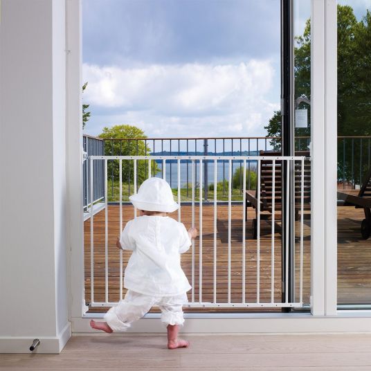 BabyDan Door guard Multidan - metal 62,5 x 106,8 cm - white