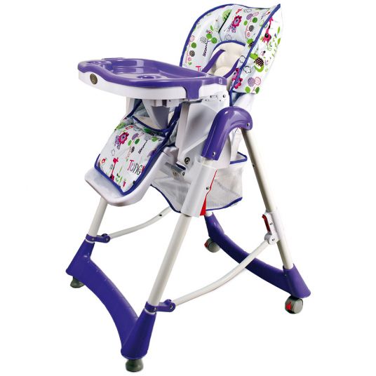Babygo High chair Tower Jungle - Violet