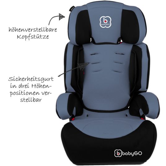 Babygo Child seat Motion - Gray