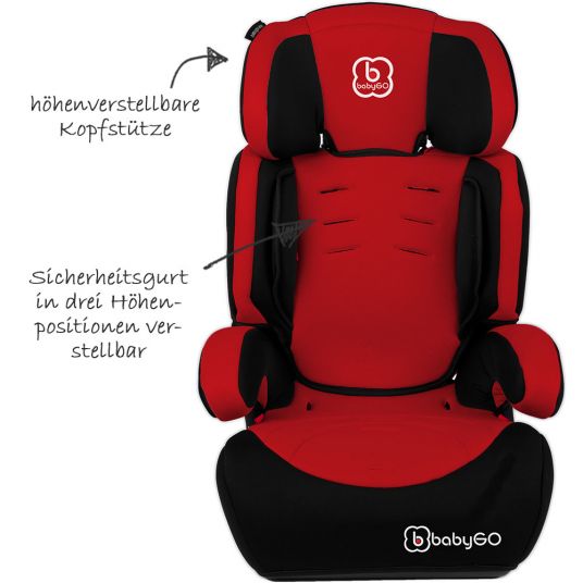 Babygo Child seat Motion - Red