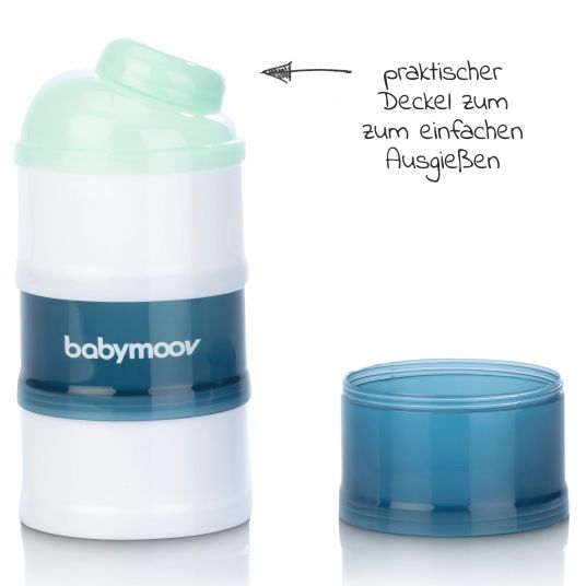Babymoov Milky Now Baby Bottle Maker + Free Powdered Milk Portioner - Arctic Blue