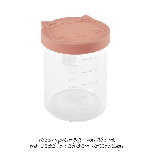 Babymoov Babynahrungszubereiter Nutribaby Glas + GRATIS Aufbewahrungsbehälter 6er Pack ISY Bowls aus Glas - Green Forest
