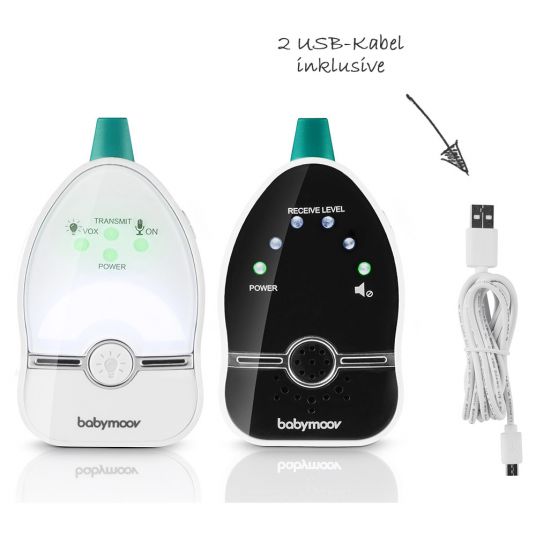Babymoov Baby Monitor Easy Care - Digital Green