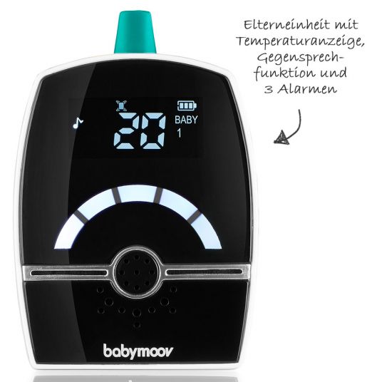 Babymoov Baby Monitor Premium Care - Verde digitale