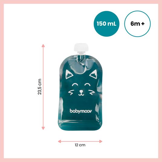 Babymoov 20-pack of ISY squeeze pouches