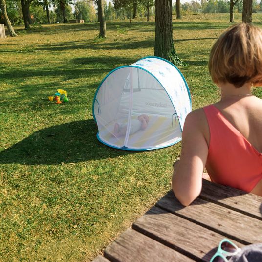 Babymoov Play tent with UV protection & mosquito net - Blue