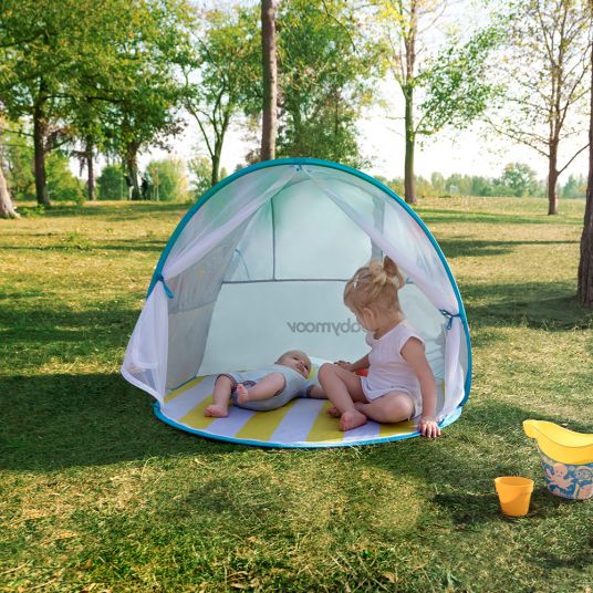 Babymoov Play tent with UV protection & mosquito net - Blue