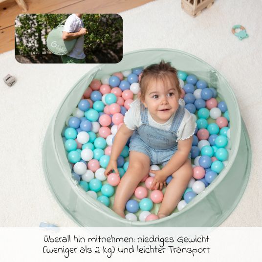 Babymoov Tenda da gioco, lettino da viaggio e piscina per bambini 3in1 Aquani - Provenza