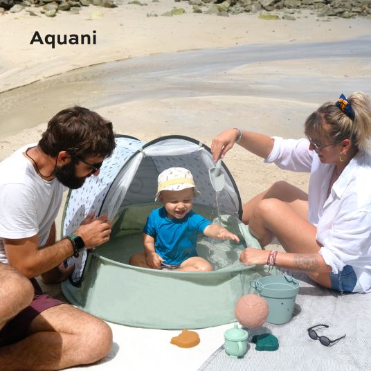 Babymoov Tenda da gioco, lettino da viaggio e piscina per bambini 3in1 Aquani - Provenza