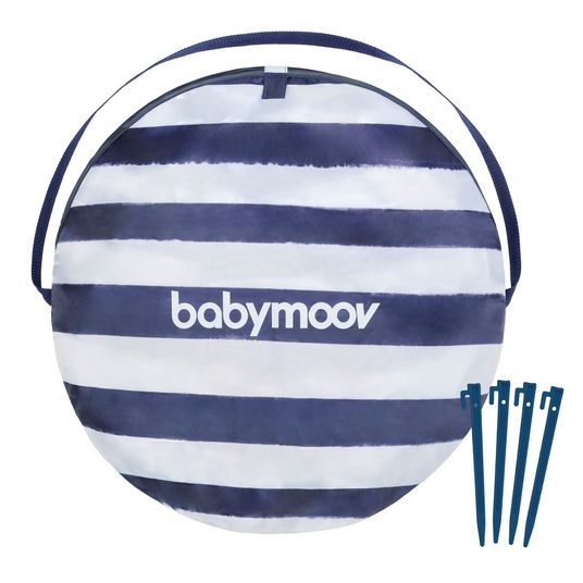 Babymoov Spielzelt Strandmuschel mit UV-Schutz 50+ - Marinière
