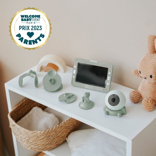 Babymoov Video baby monitor Yoo Go Plus - con telecamera e schermo da 5 pollici