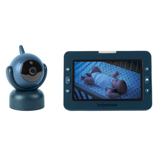 Babymoov Video-Babyphone Yoo Master Plus + GRATIS 11-tlg. Pflege-Set Splash