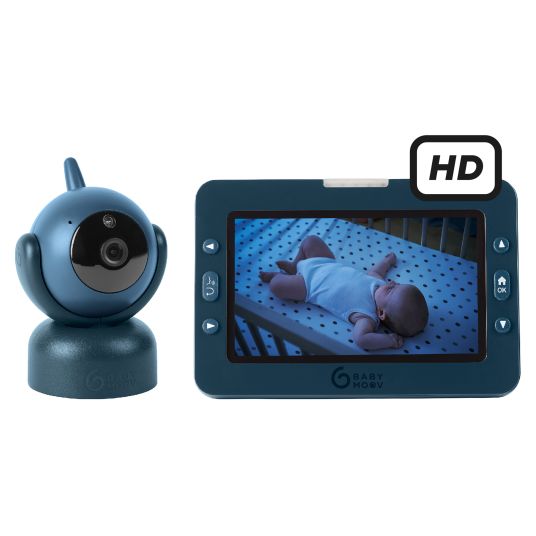 Babymoov Video-Babyphone Yoo Master Plus mit 360° Kamera & 5 Zoll HD-Bildschirm