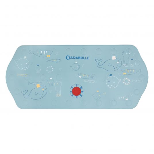 Badabulle Bathtub mat XXL with thermometer - Ocean