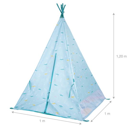 Badabulle Tenda indiana Tipi con protezione UV 50+ - Giungla