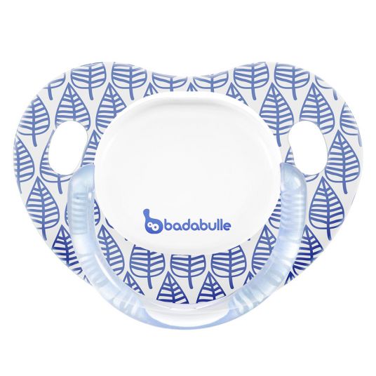 Badabulle Ciuccio 2 Pack Silicone 6-12 M - Primavera - Blu Turchese