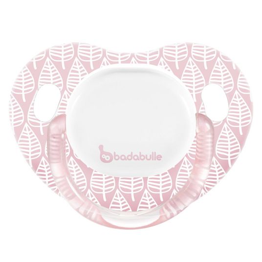 Badabulle Pacifier 2 Pack Silicone 6-12 M - Spring - Pink
